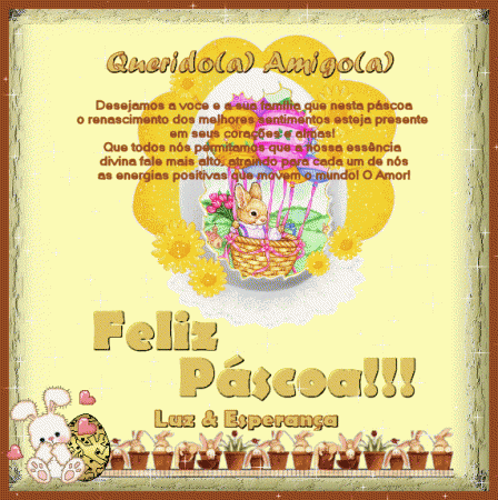 Feliz Páscoa!